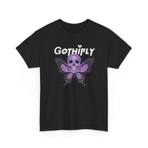 Gothifly Purple Butterfly Tee