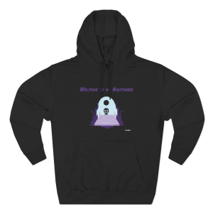Welcome to My Nightmare Cozy Fleece Hoodie