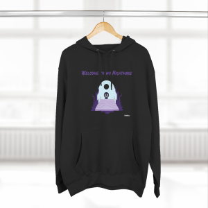 Alternative view of Welcome to My Nightmare Cozy Fleece Hoodie