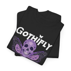 Alternative view of Gothifly Purple Butterfly Tee